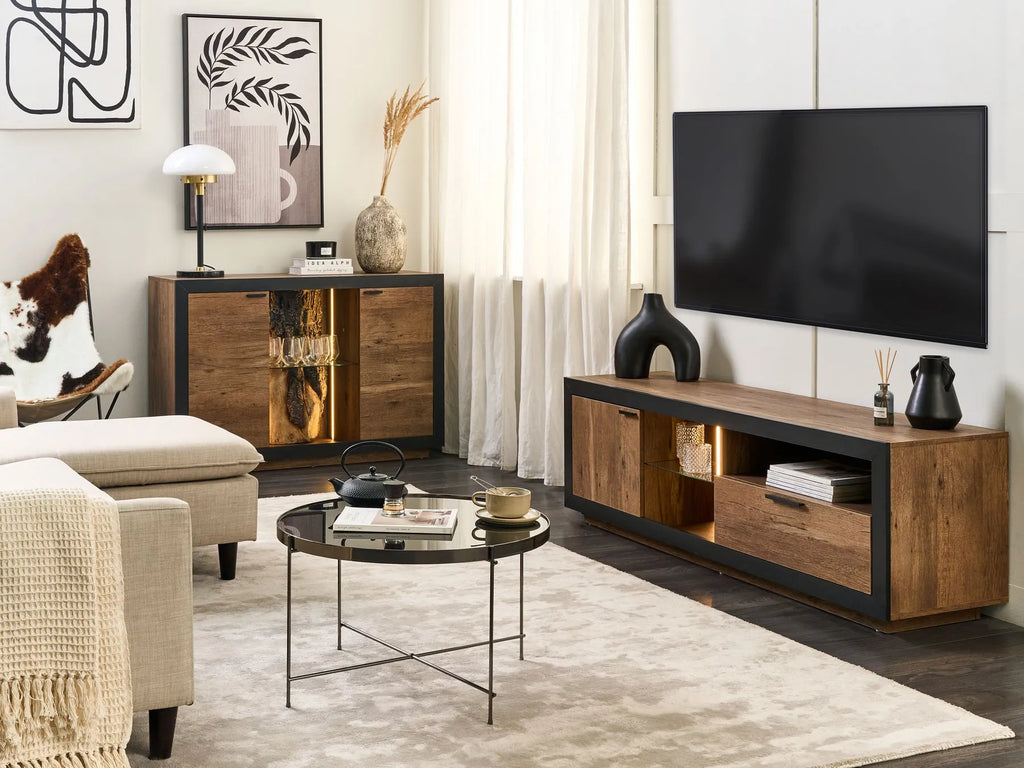 TV Stand MARANA Brown/ Black