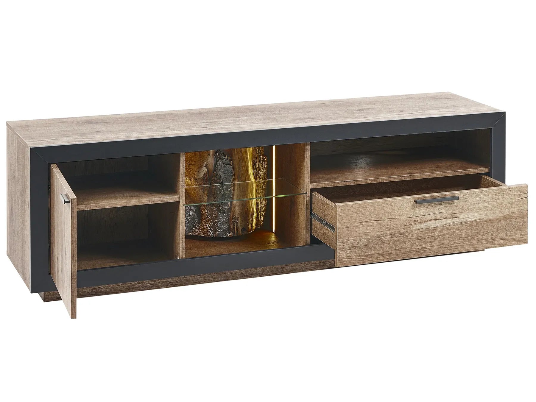 TV Stand MARANA Brown/ Black