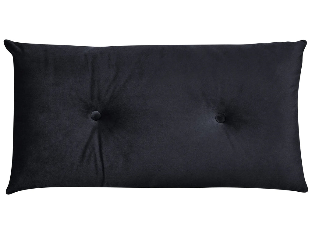 Single Sofa Bed VESTFOLD Velvet Black