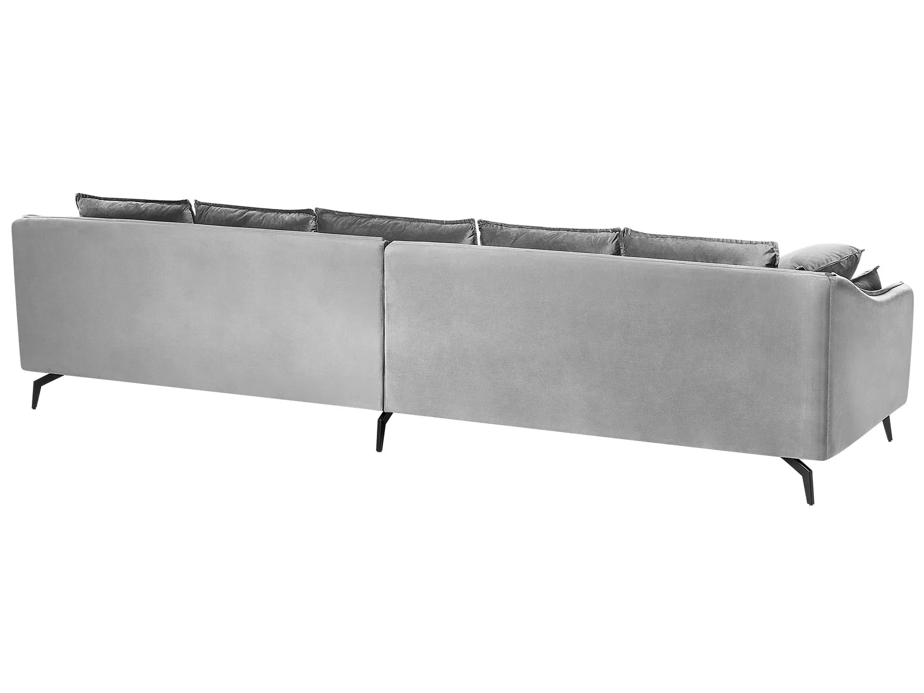 Sofa 4 Seater AURE Velvet Light Grey