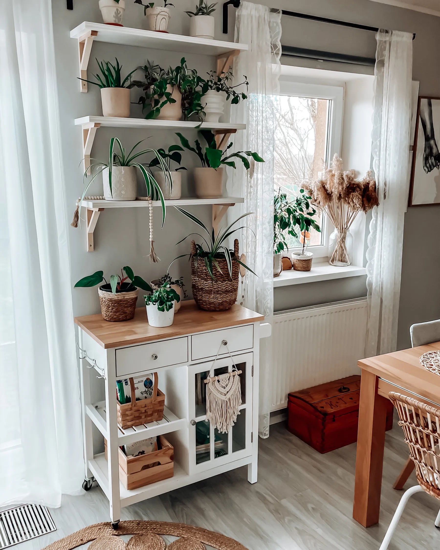 Kitchen Trolley GENOA White