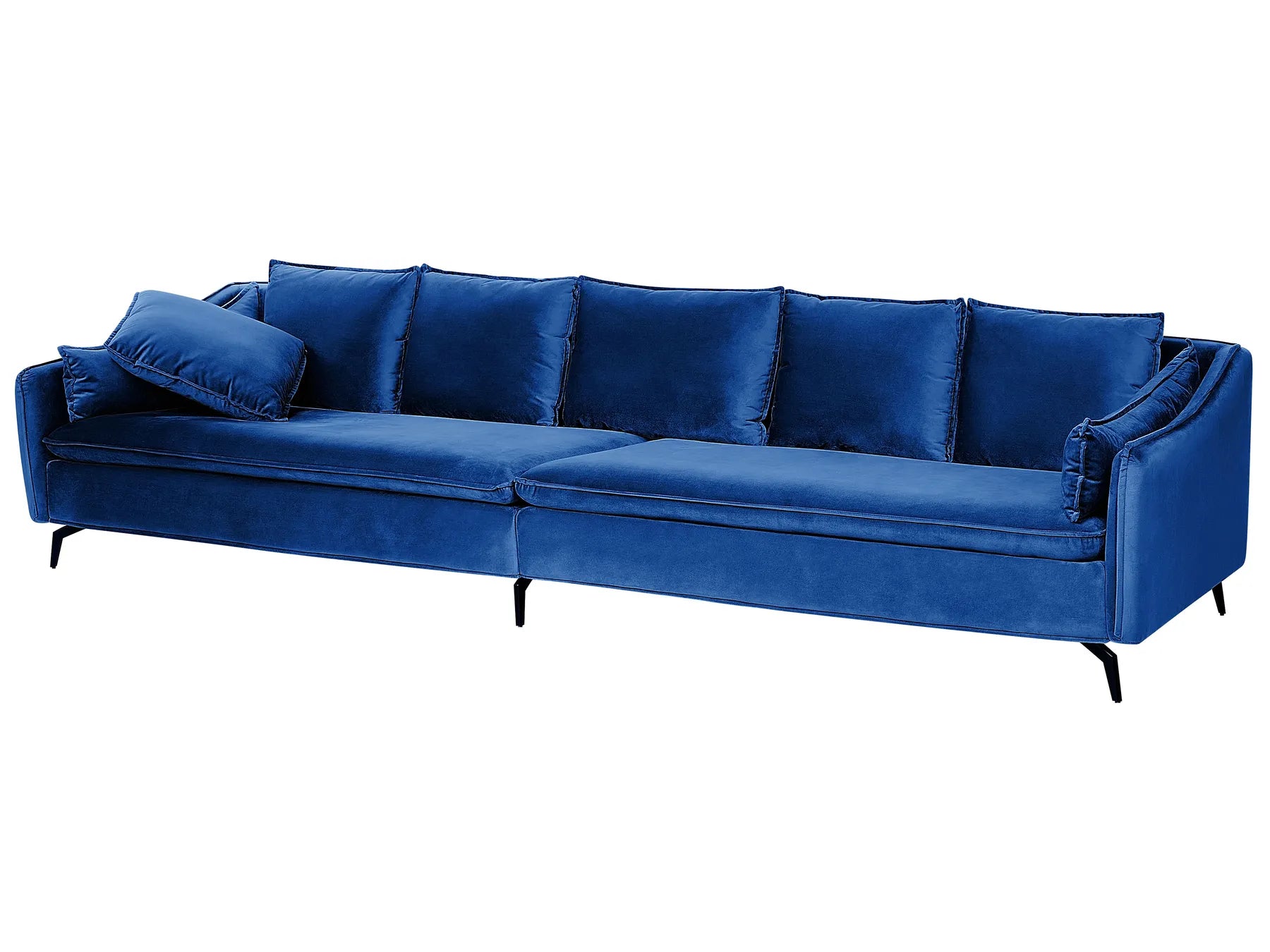 Sofa 4 Seater AURE Velvet Navy Blue
