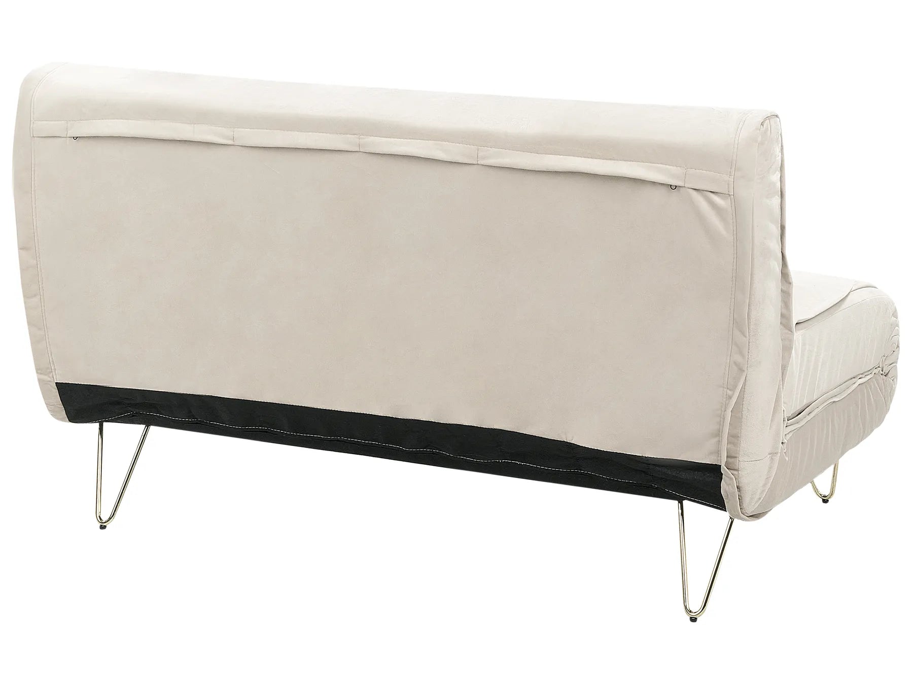 Living Room Set 3 Seater VESTFOLD Velvet Beige