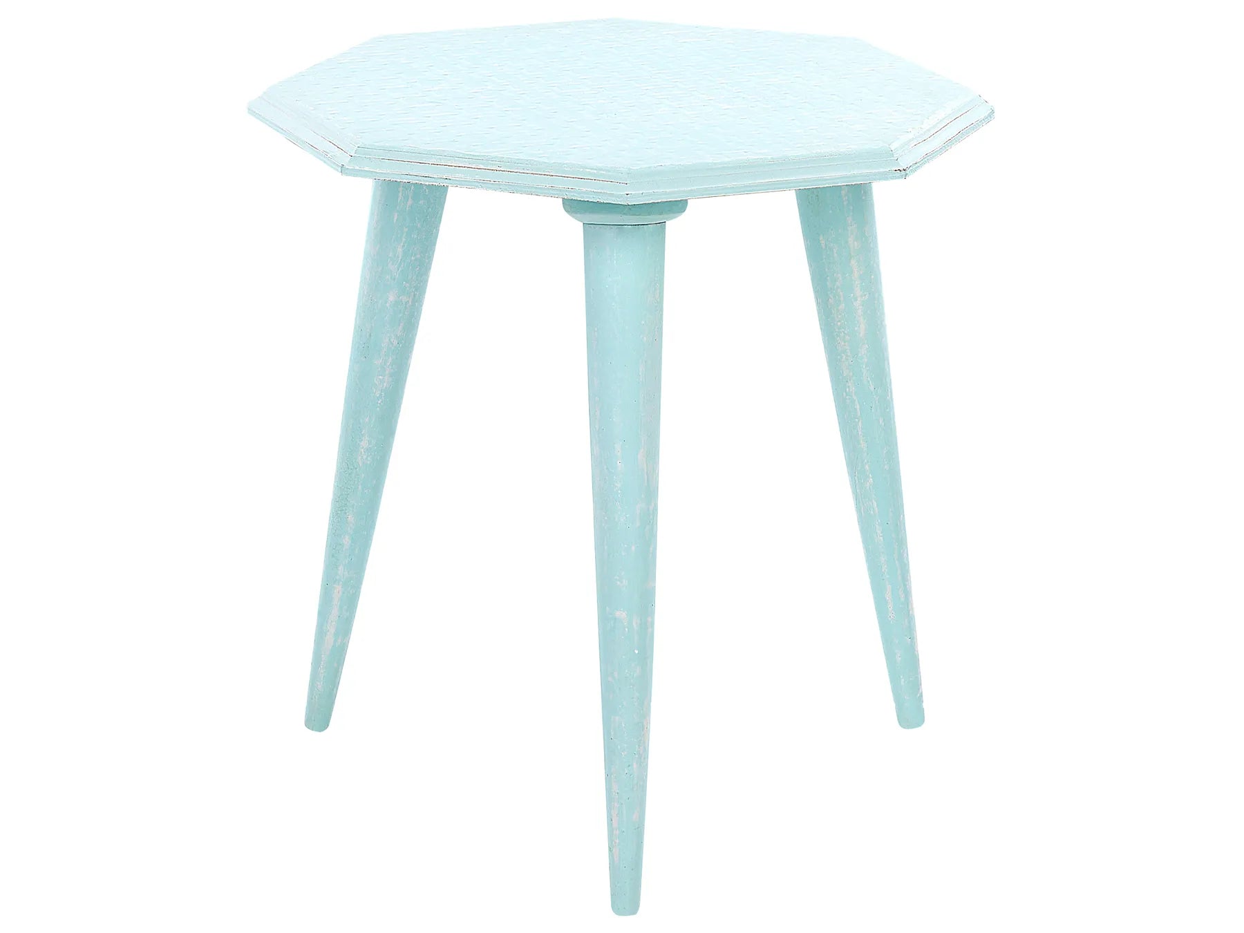 Set of 2 Side Tables KANRI Light Blue