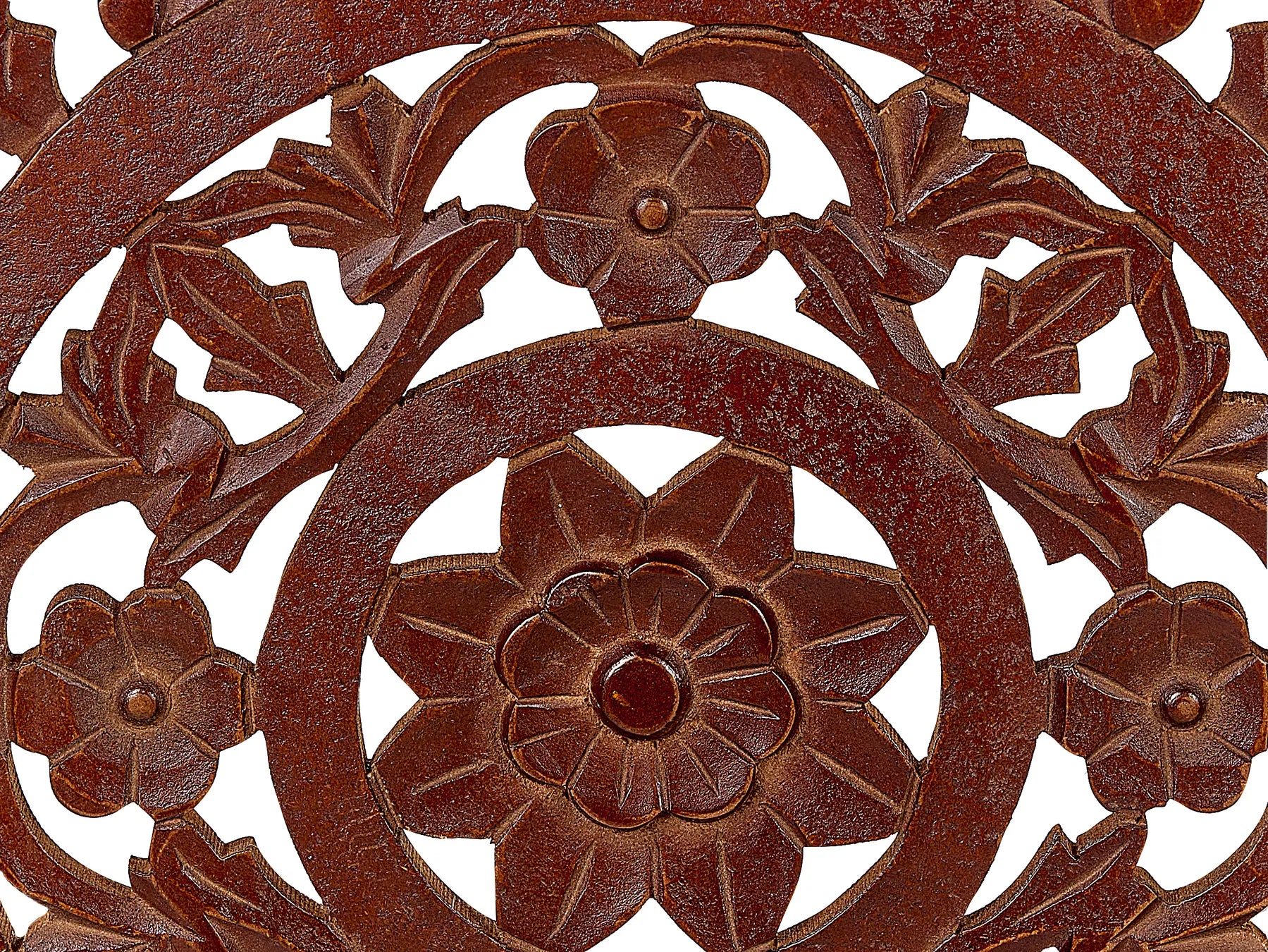 Set of 2 Side Tables SHUKUR Dark Brown