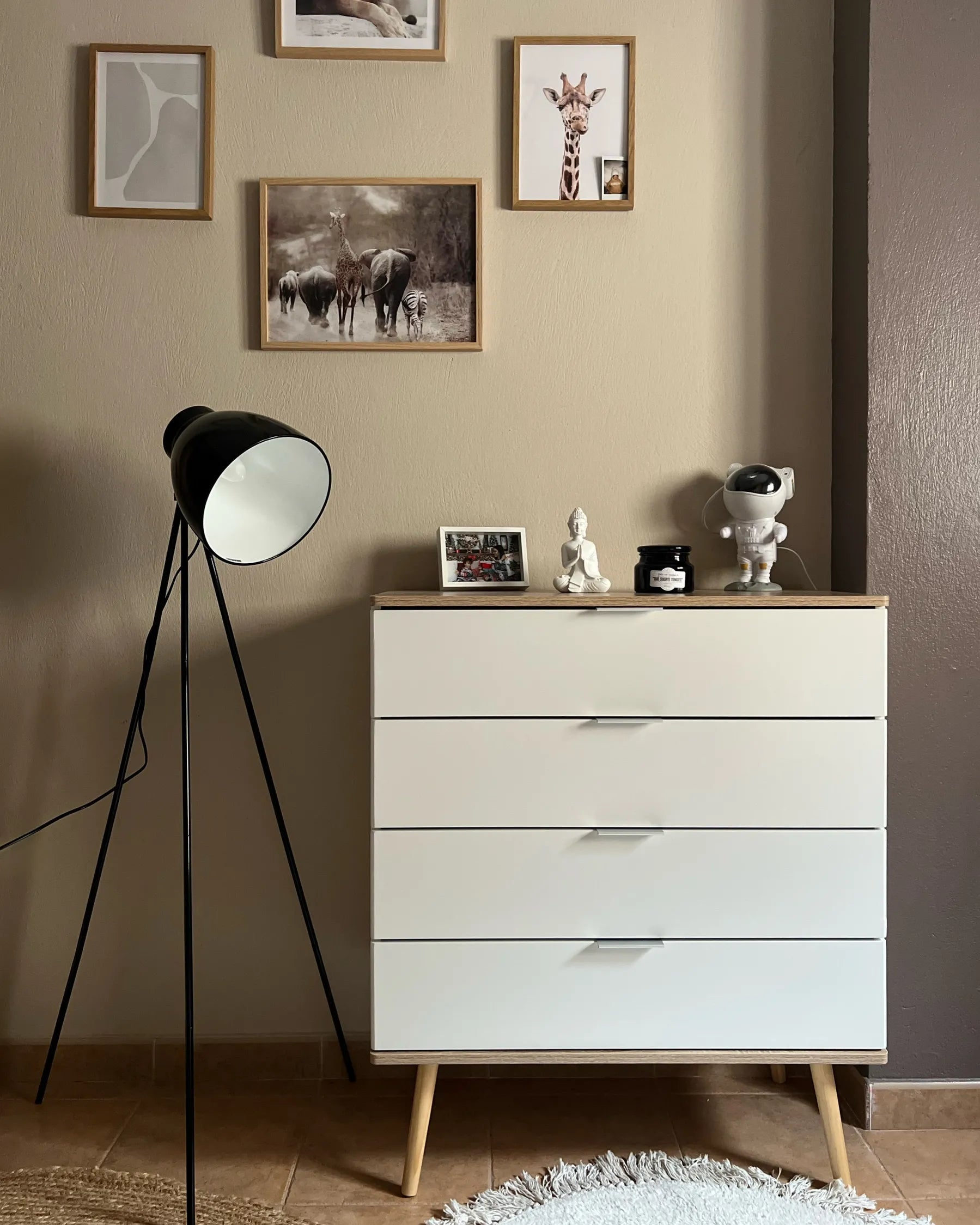 4 Drawer Chest WALPI White