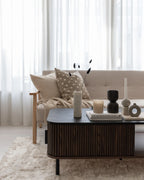 Coffee Table JOSE Dark Brown with Storage