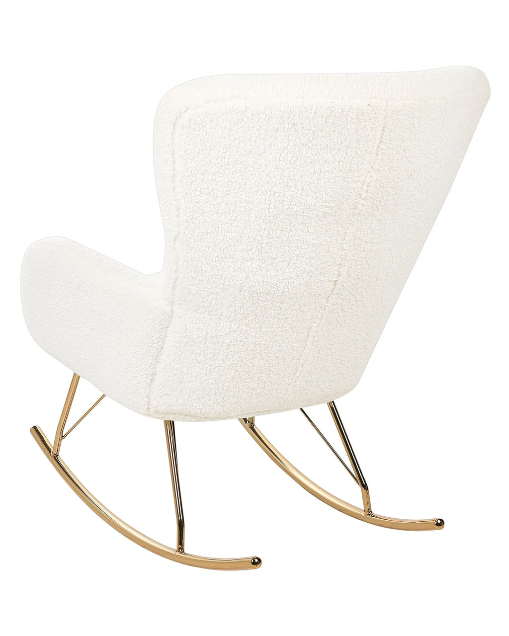 Rocking Chair ANASET Boucle White