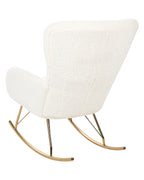 Rocking Chair ANASET Boucle White