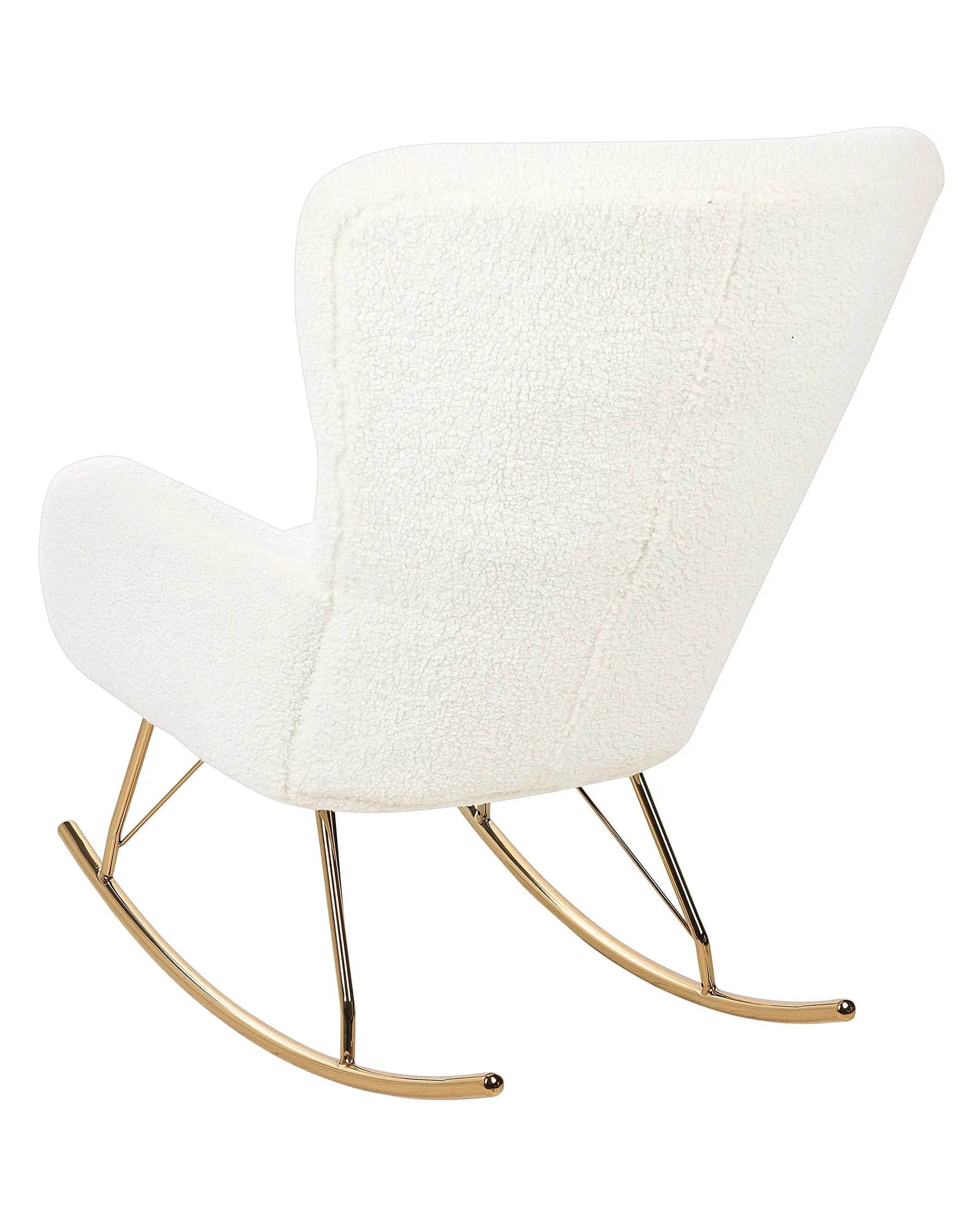 Rocking Chair ANASET Boucle White