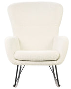Rocking Chair ANASET Boucle Light Beige