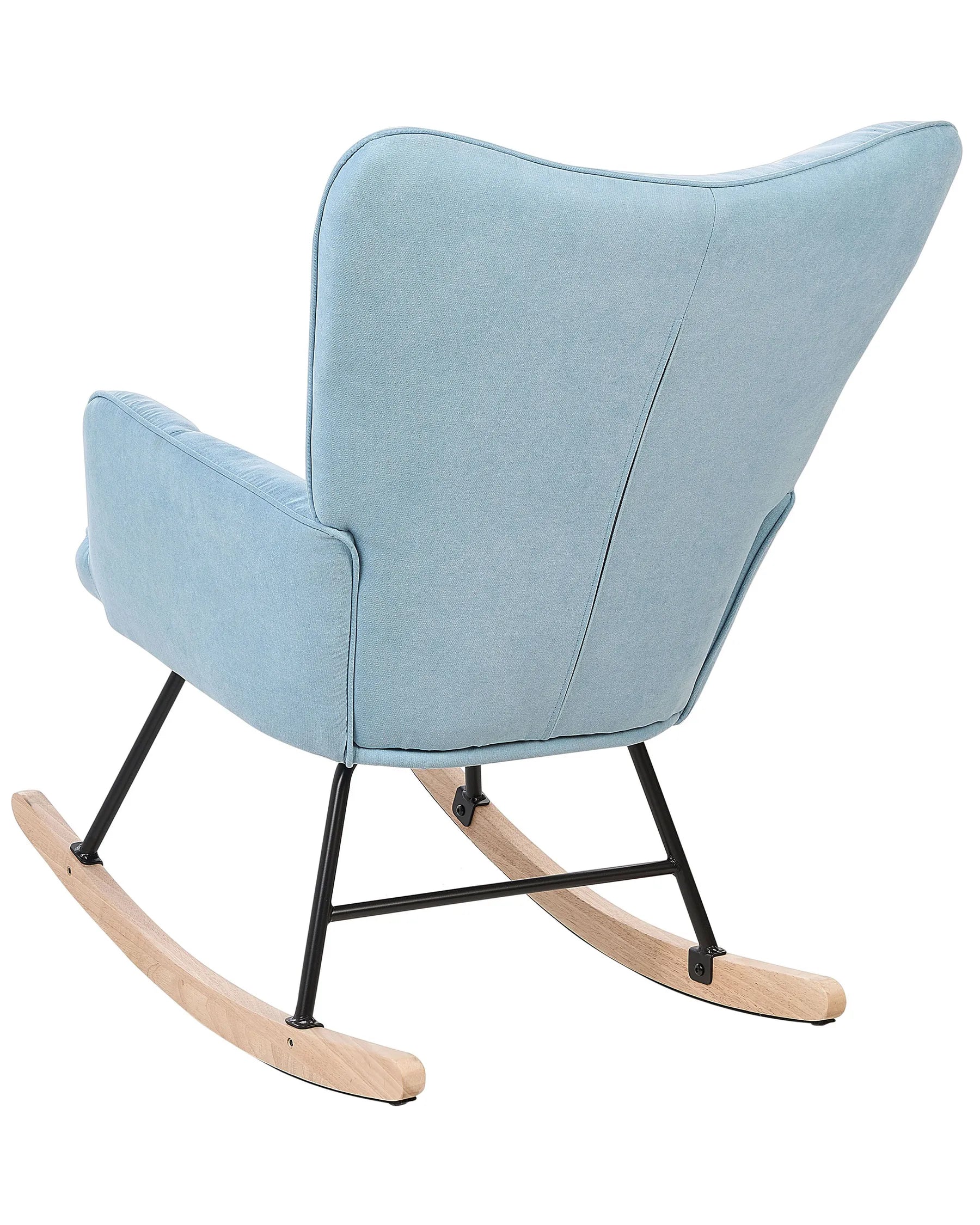 Rocking Chair OULU Fabric Light Blue