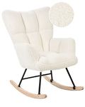 Rocking Chair OULU Boucle White