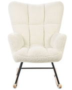 Rocking Chair OULU Boucle White