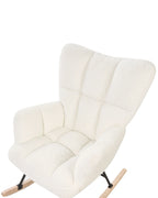 Rocking Chair OULU Boucle White
