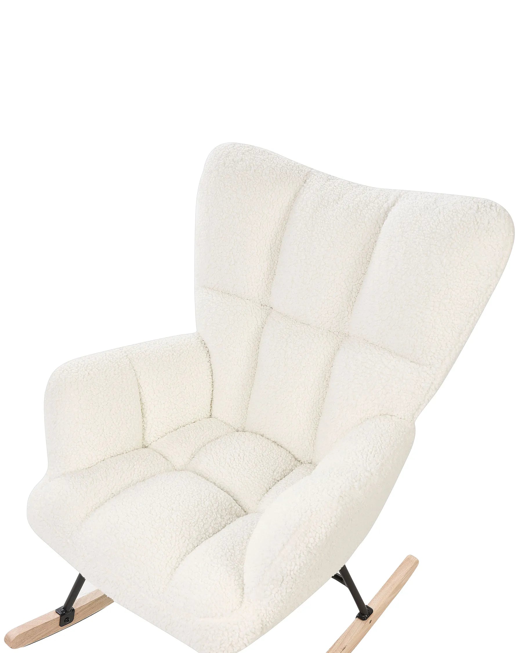 Rocking Chair OULU Boucle White