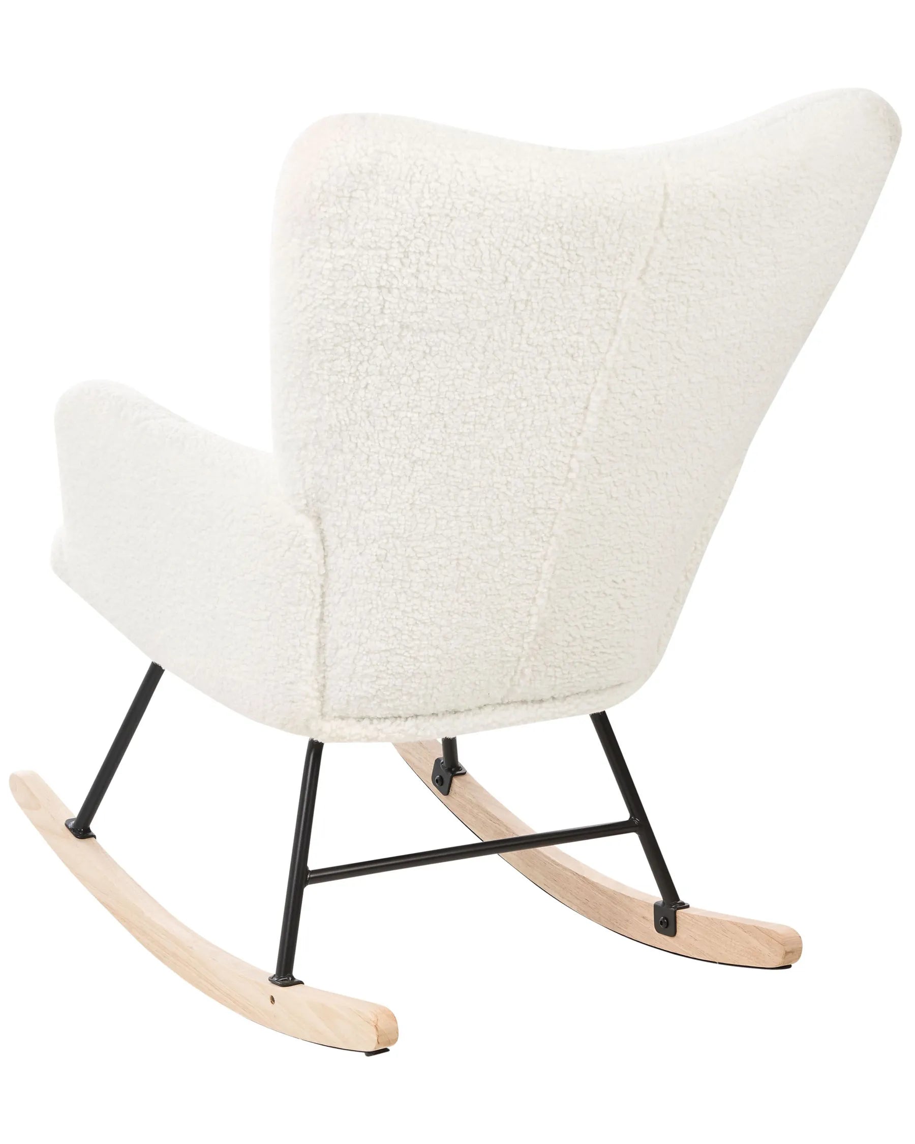 Rocking Chair OULU Boucle White