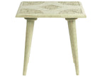 Set of 2 Side Tables BELIDHA Mango Wood Light Green