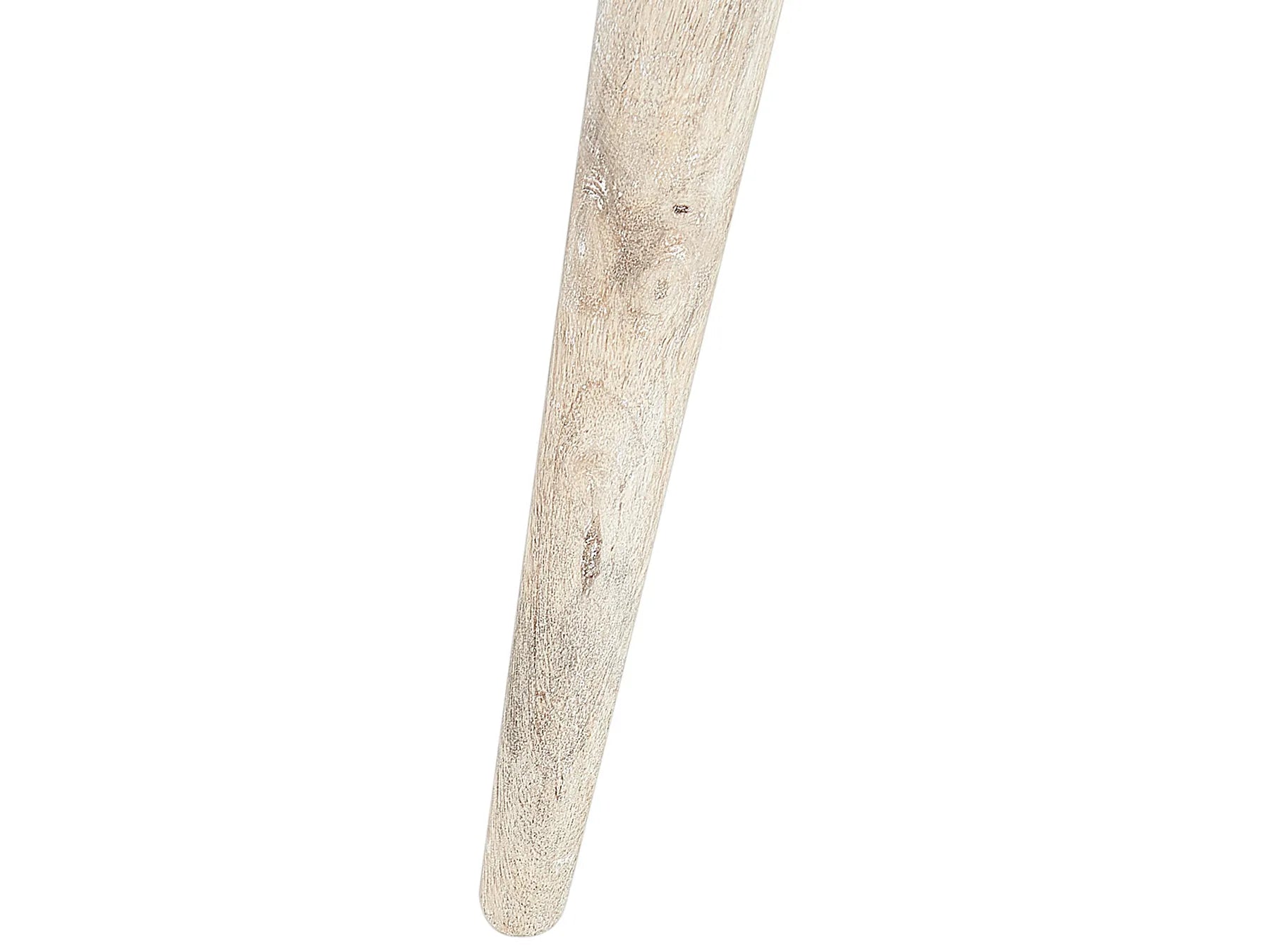 Set of 2 Side Tables UDAY Mango Wood White