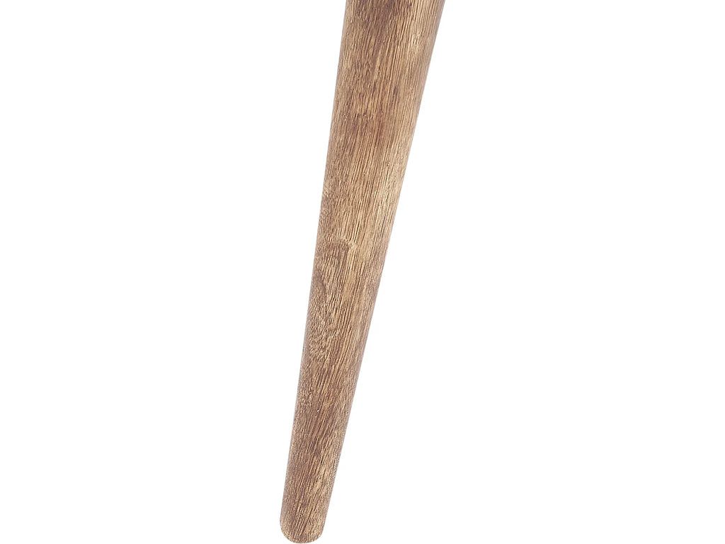 Set of 2 Side Tables TURUA Mango Wood Brown