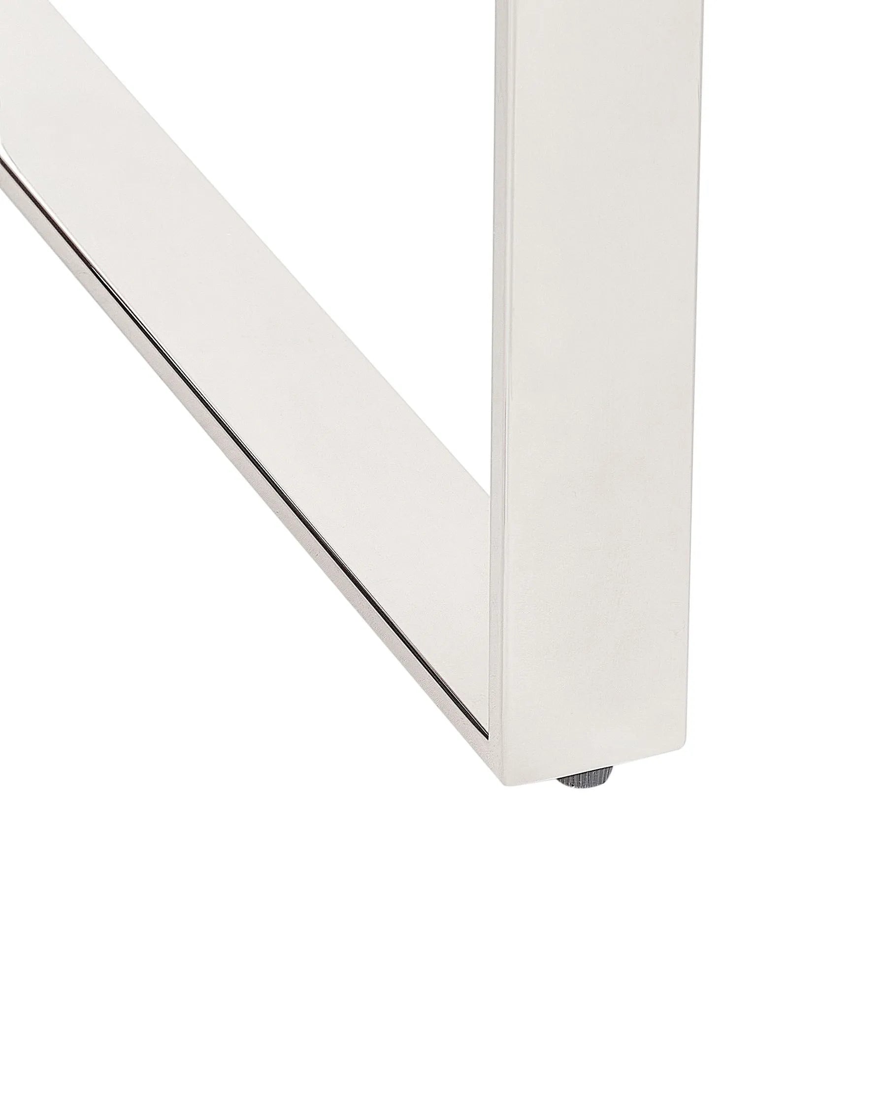 Console Table TILON Tempered Glass Silver