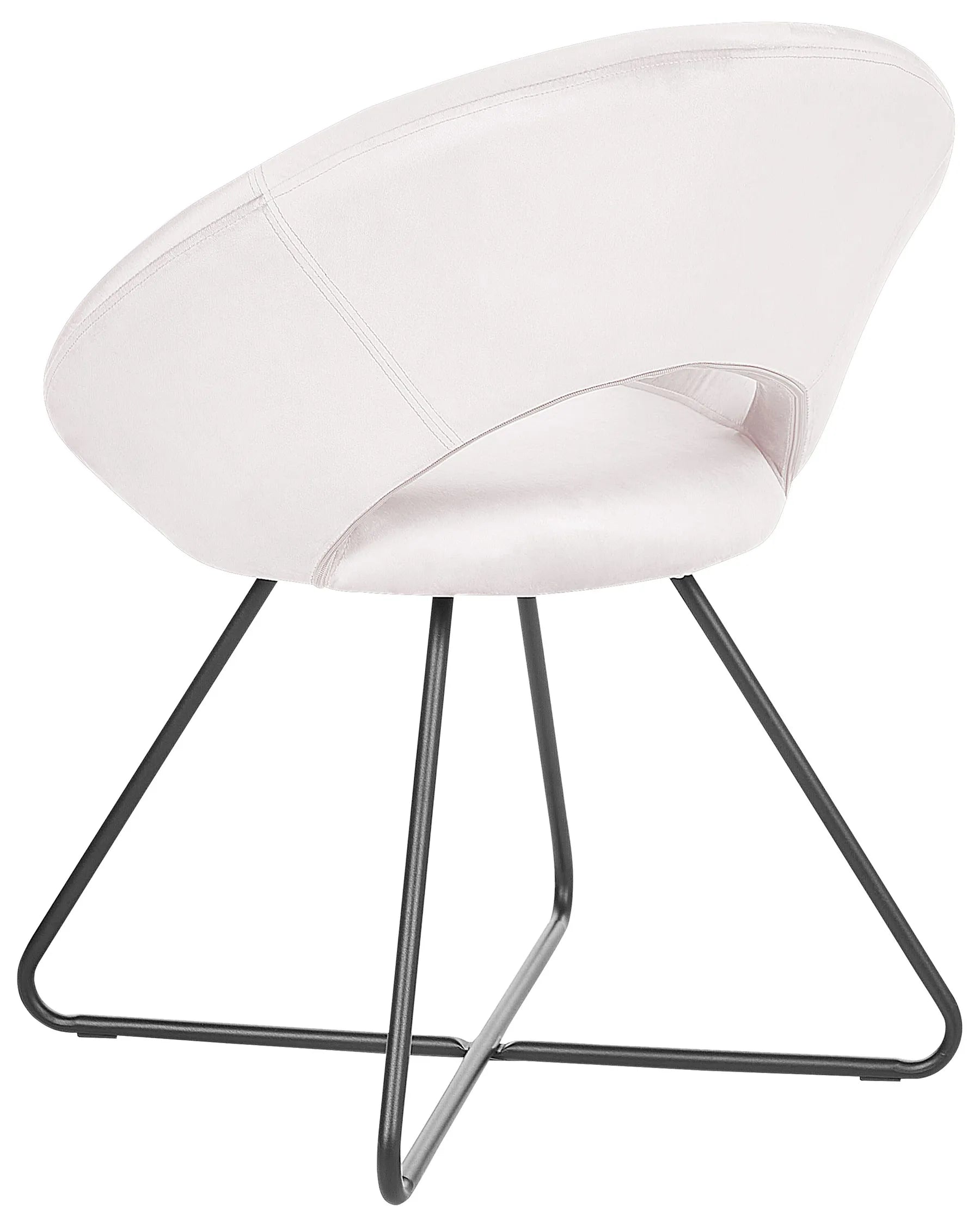 Dining Chair RACHEL Velvet Off-White
