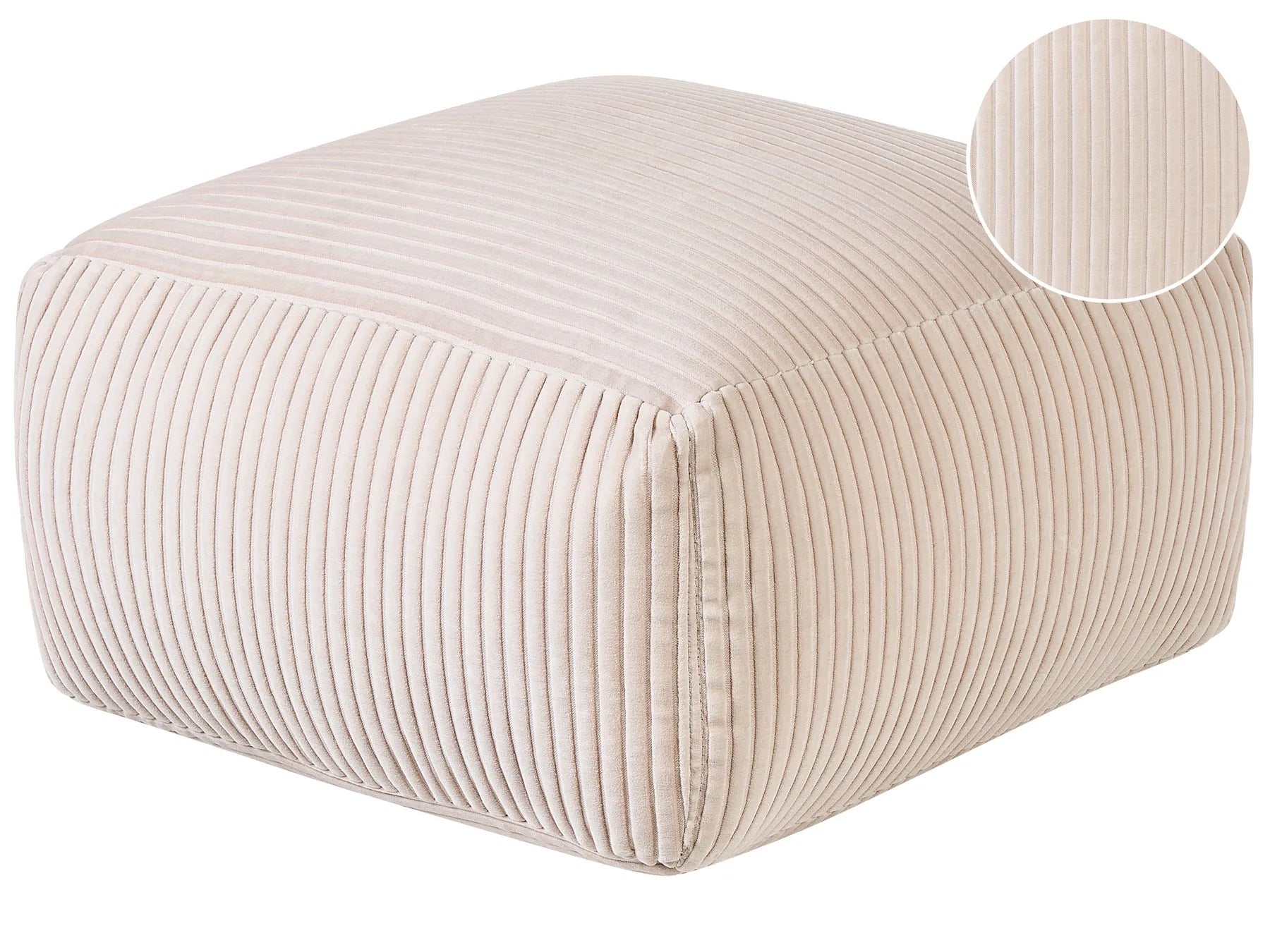 Pouffe MUKKI Cotton Beige