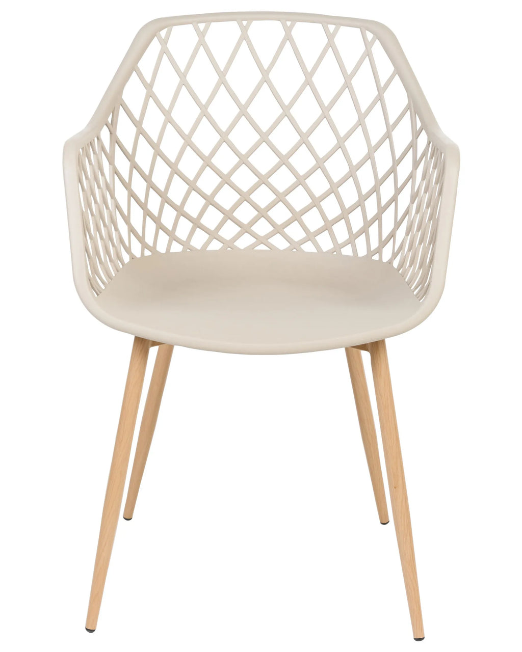 Set of 2 Dining Chairs NASHUA Beige