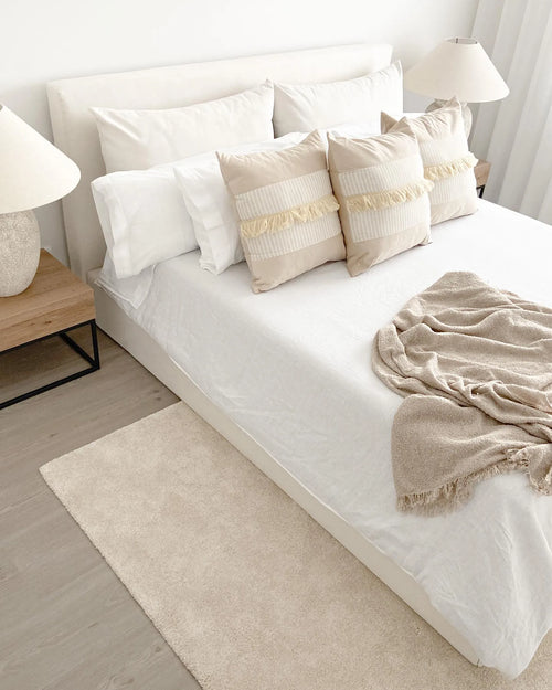 1 Drawer Bedside Table CAIRO Taupe