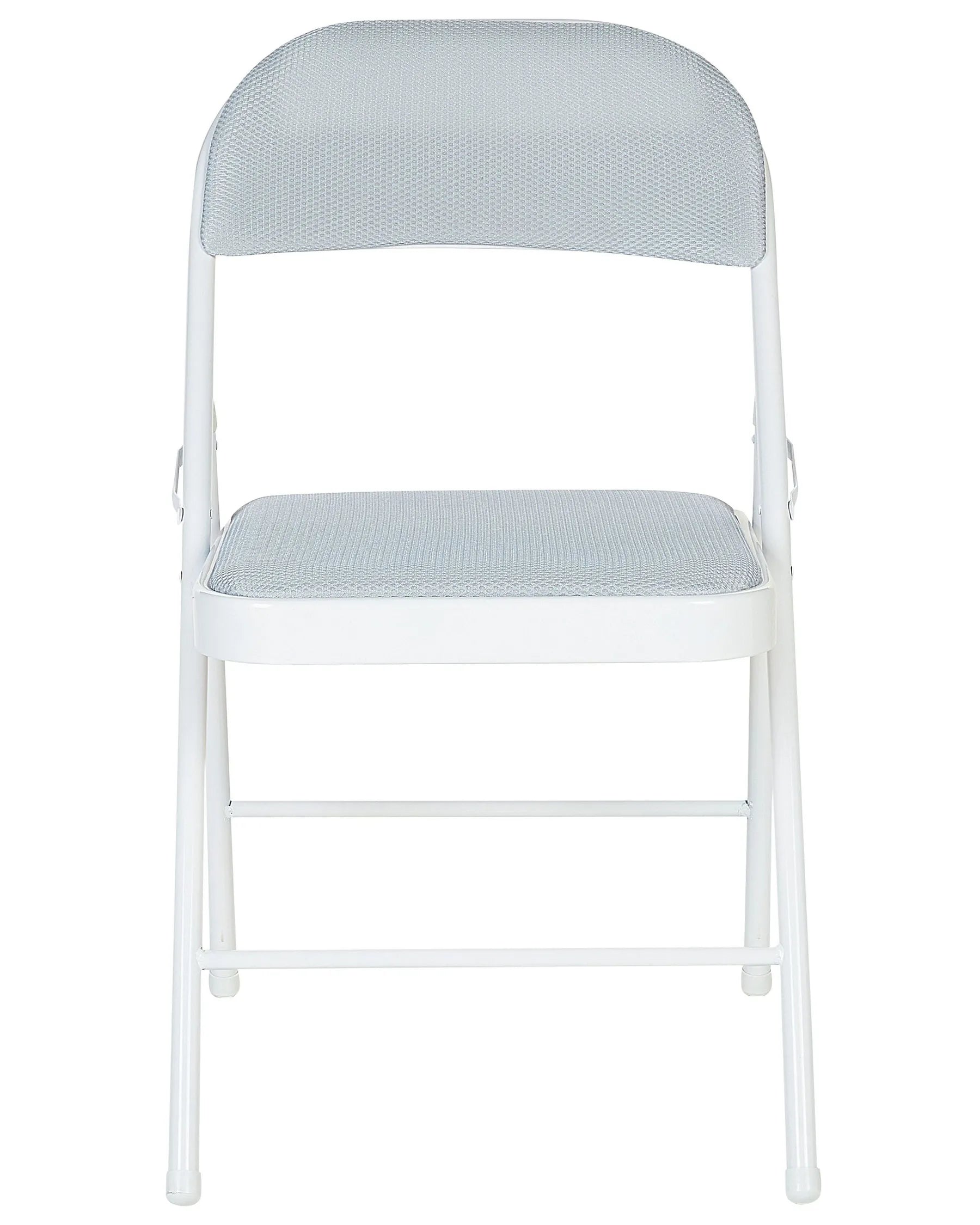 Set of 4 Folding Chairs SPARKS Light Grey