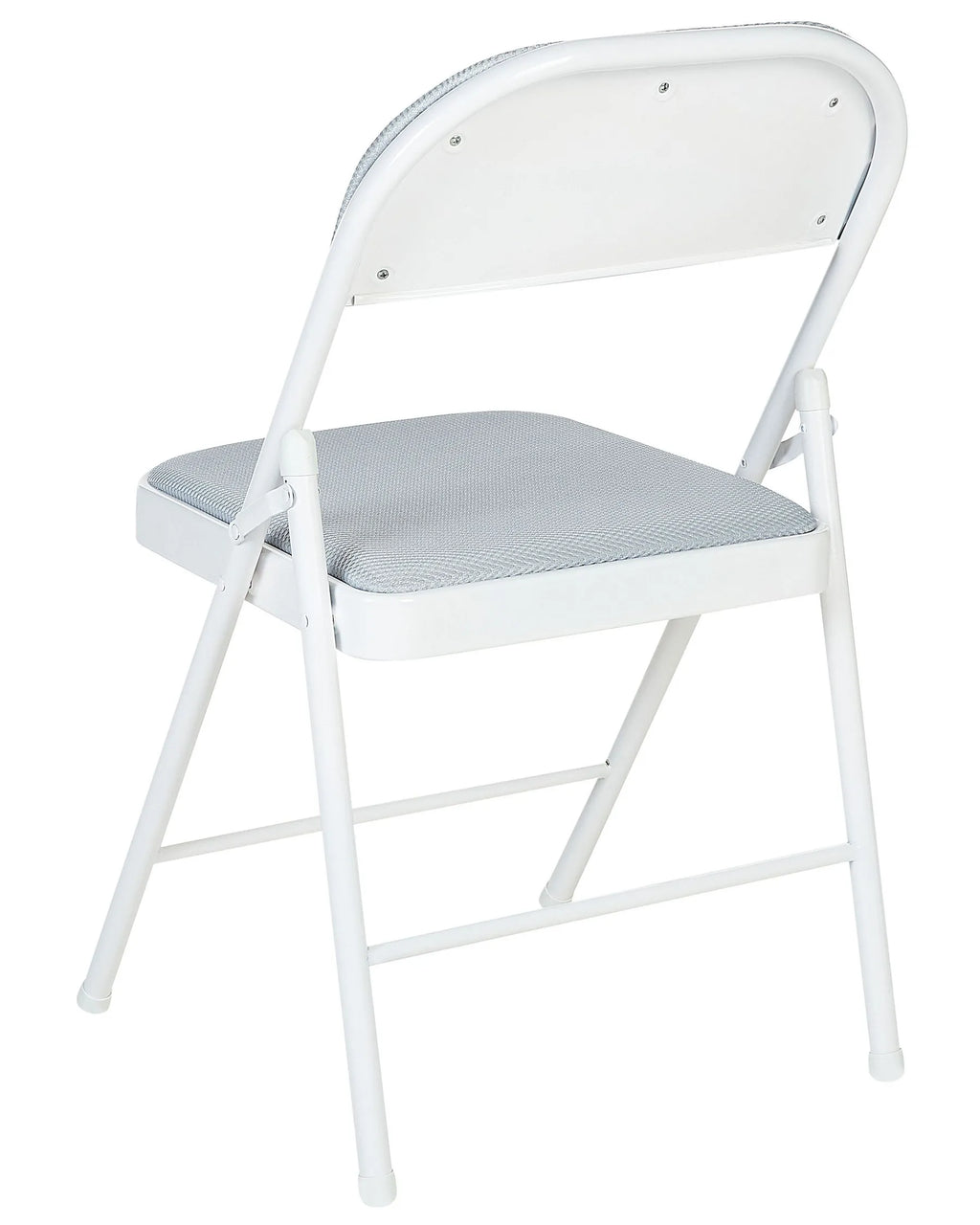 Set of 4 Folding Chairs SPARKS Light Grey