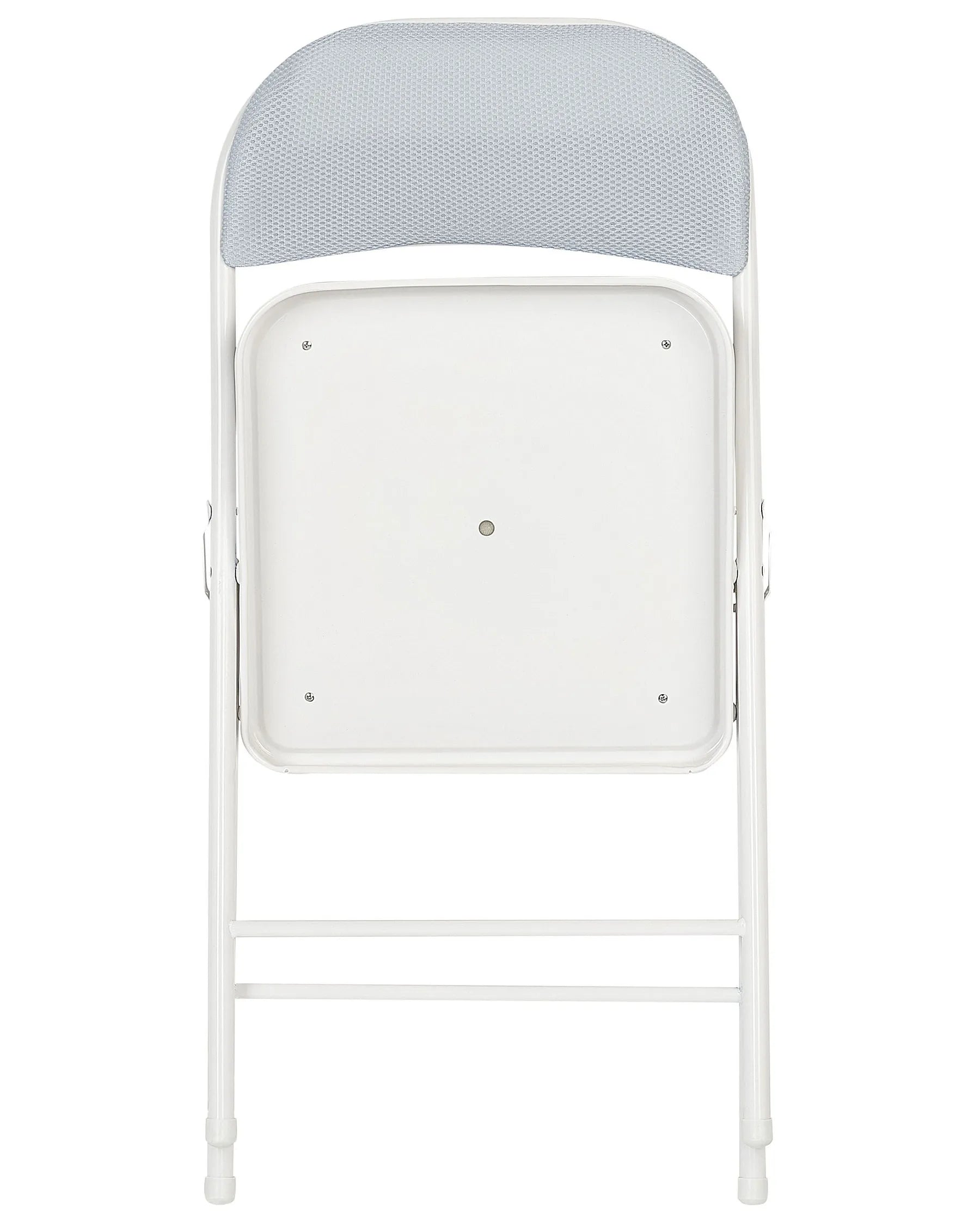 Set of 4 Folding Chairs SPARKS Light Grey