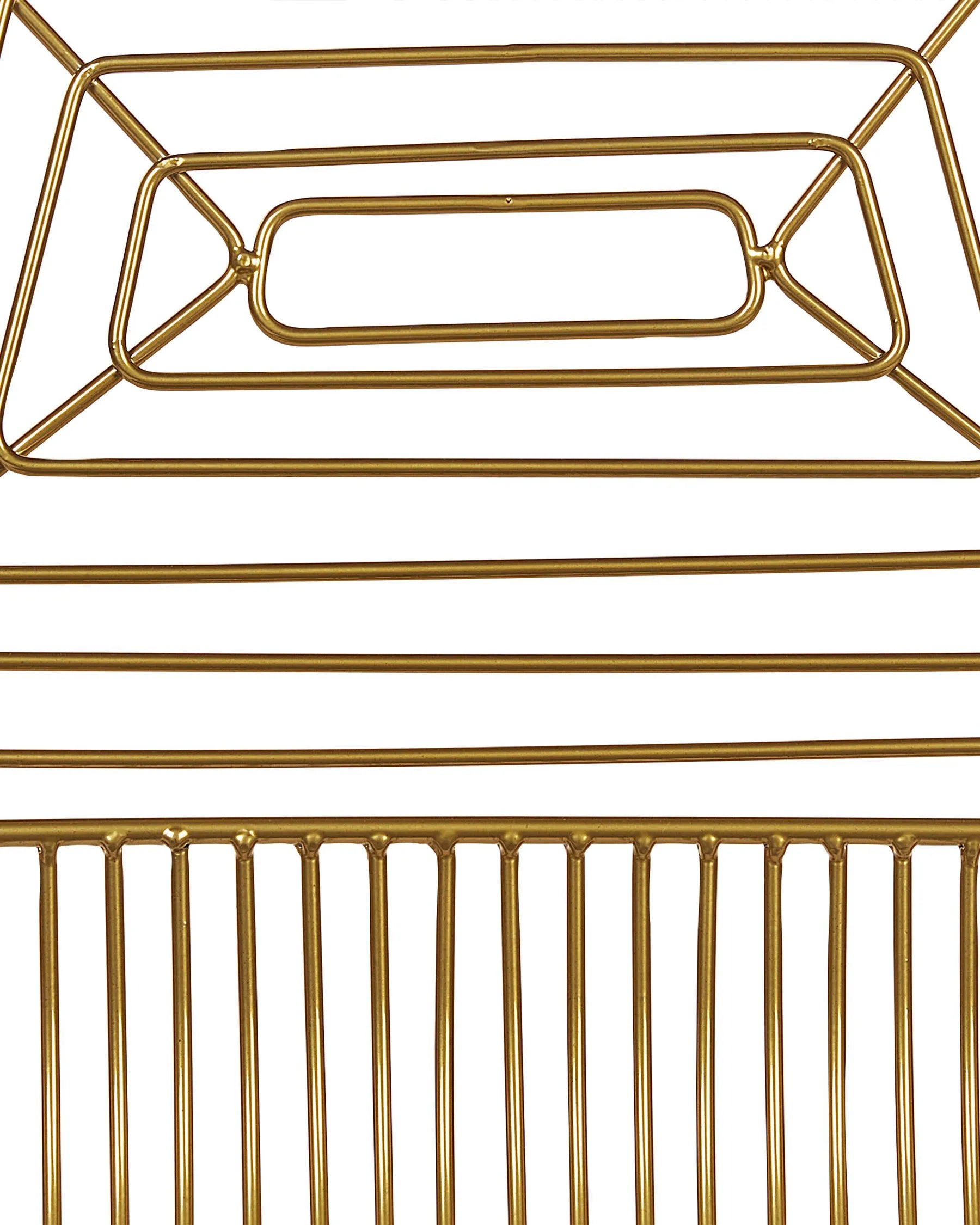 Set of 2 Dining Chairs Metal Gold