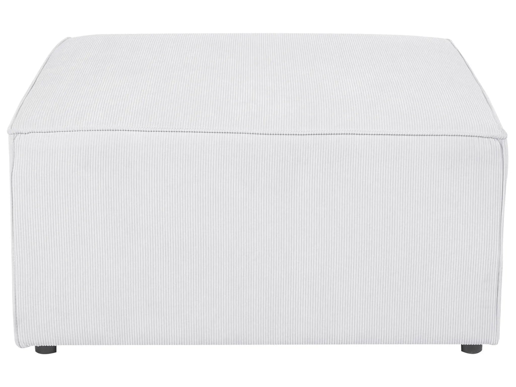 Ottoman LEMVIG Corduroy Off-White