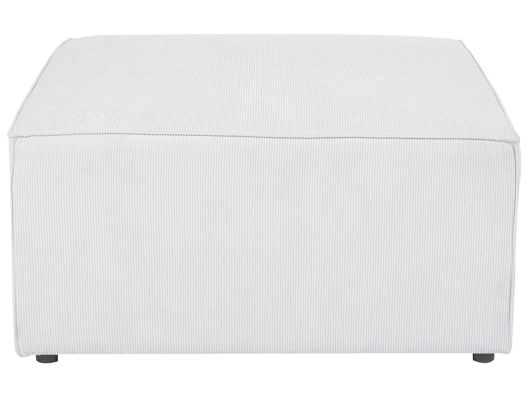 Ottoman LEMVIG Corduroy Off-White