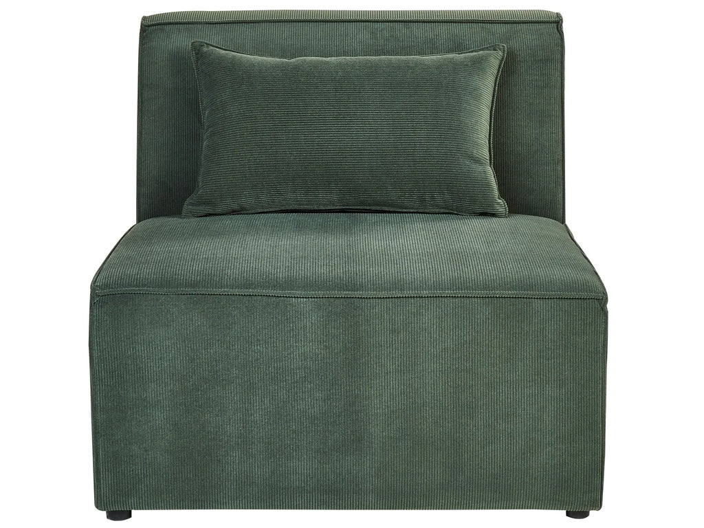 1-Seat Section LEMVIG Corduroy Dark Green