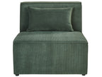 1-Seat Section LEMVIG Corduroy Dark Green