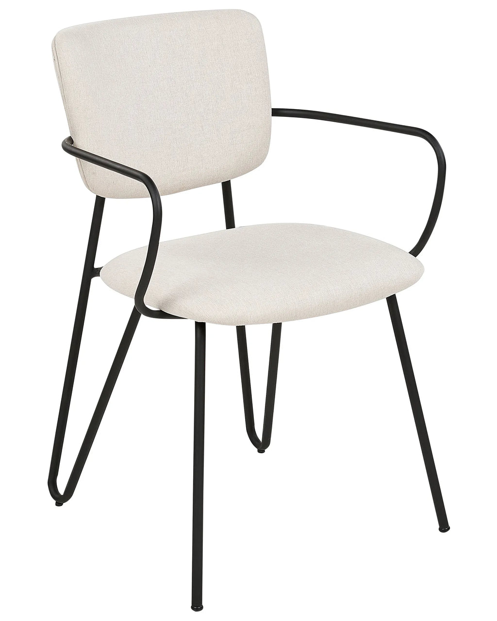 Set of 2 Dining Chairs Off-White