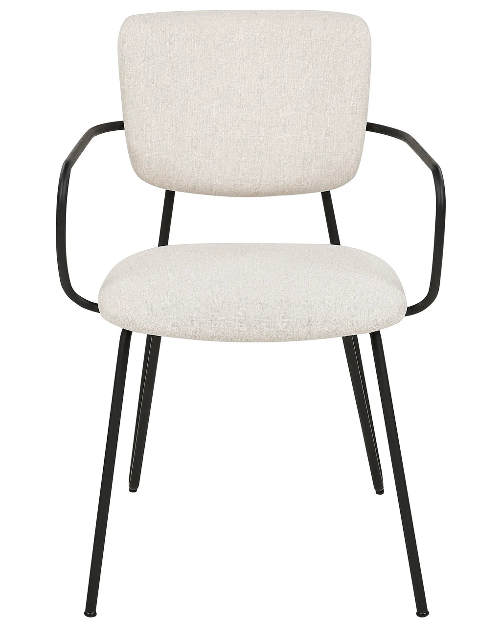 Set of 2 Dining Chairs Off-White