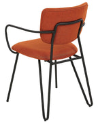 Set of 2 Dining Chairs ELKO Orange
