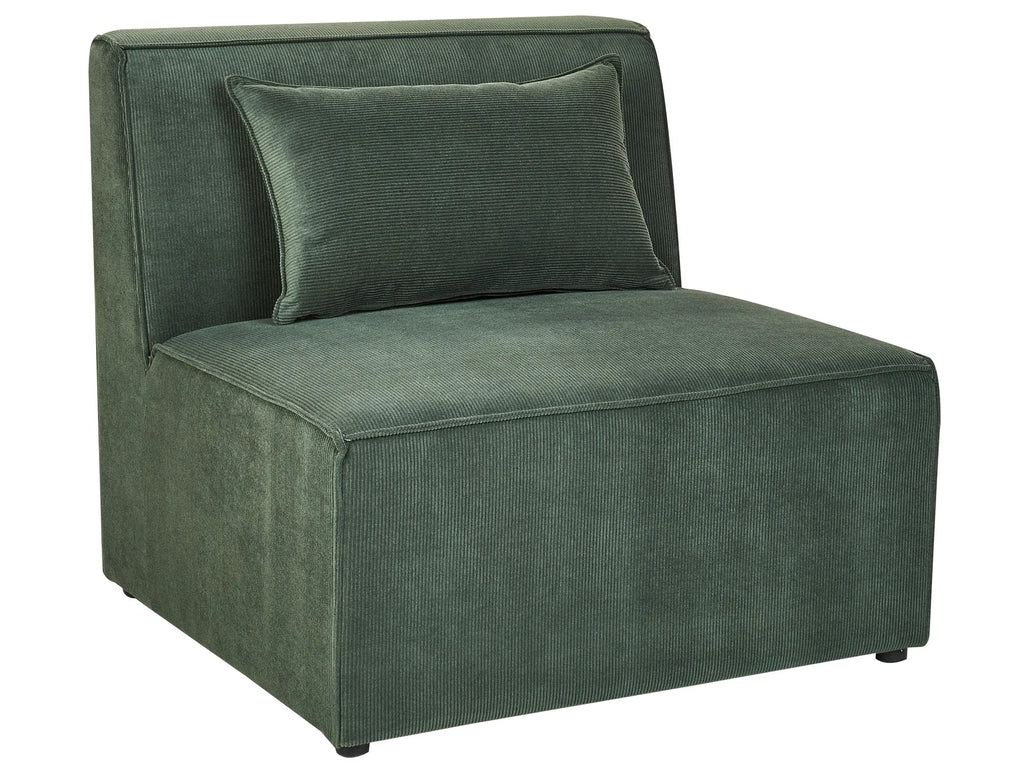 1-Seat Section LEMVIG Corduroy Dark Green