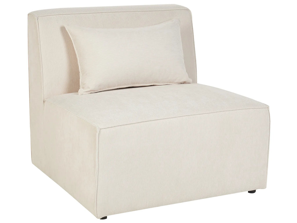 1-Seat Section LEMVIG Corduroy Light Beige