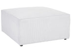 Ottoman LEMVIG Corduroy Off-White