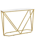 Console Table HAZEN Marble/ Gold