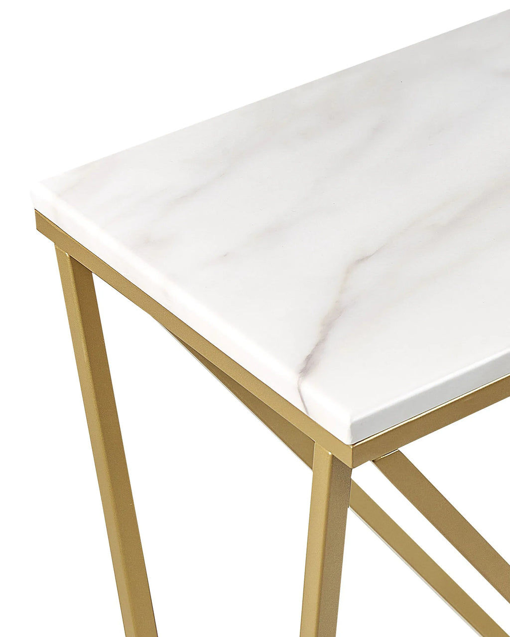 Console Table HAZEN Marble/ Gold