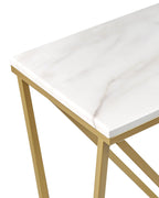 Console Table HAZEN Marble/ Gold