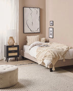 2 Drawer Bedside Table OPOCO Black