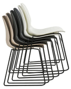 Set of 4 Conference Chairs PANORA White