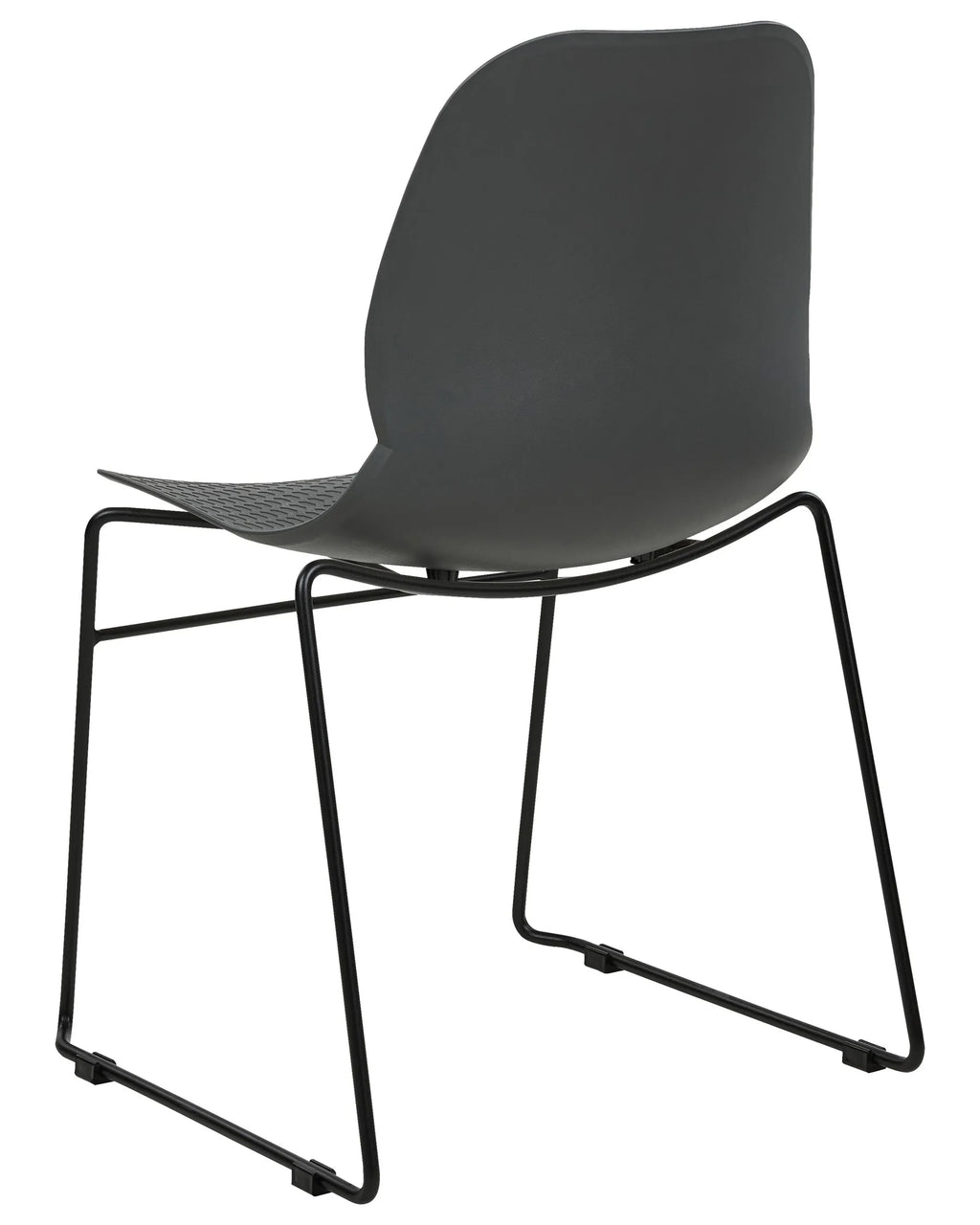 Set of 4 Conference Chairs PANORA Dark Grey