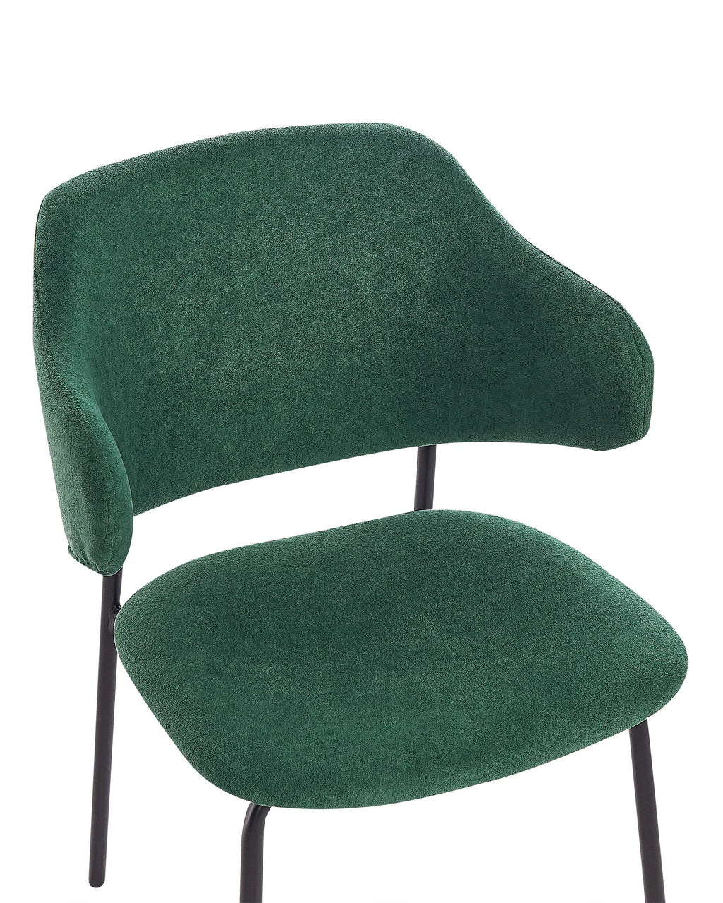 Set of 2 Dining Chairs KENAI Dark Green